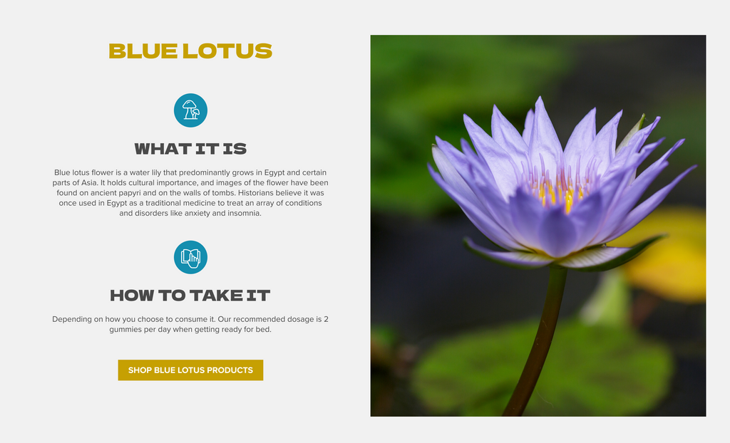 blue lotus how to take it